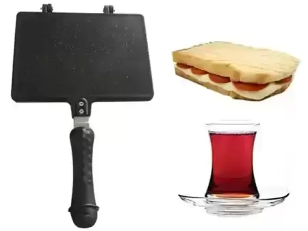 Altunay Döküm Tost Makinası Öift Taraflı Döküm Tava