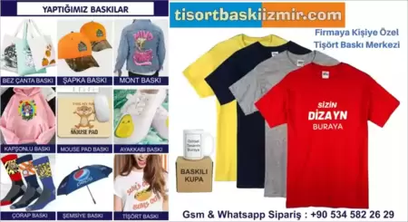 İzmirde Tişört Baskı