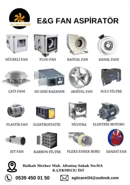 E&G Fan Aspi̇ratör 