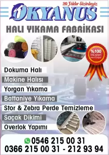 Kastamonu Okyanus Halı Yıkama