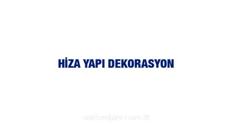 Hiza Yapı Dekorasyon | Bursa Tadilat Dekorasyon